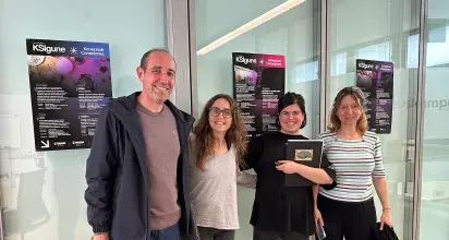 Jon Artola, Esther Vital, Laura Ibáñez y Marion Moreau.