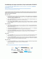 Socio-didáctica de lenguas minoritarias: proyecto transfronterizo EUSKOOC - Jornada de presentación de resultados